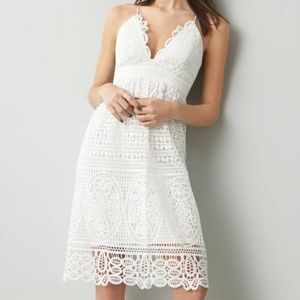 White lace dress